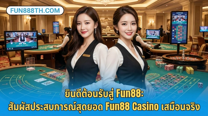 Fun88 Casino: ทางเข้าคาสิโนสดที่ดีที่สุด พร้อมโบนัสสุดคุ้ม 1 Fun88-Casino-เสมือนจริง